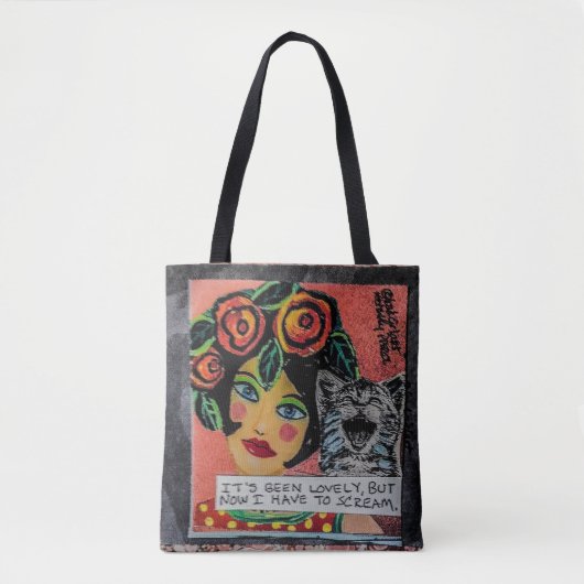 幼児ずっとバッグそれは美しいです今私は叫ばなければなりません トートバッグ (正面)