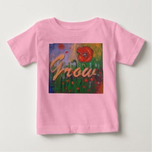 幼児ずっと袖のティーを育てて下さい ベビーTシャツ