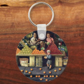 幼児とオレンジ キーホルダー (正面)