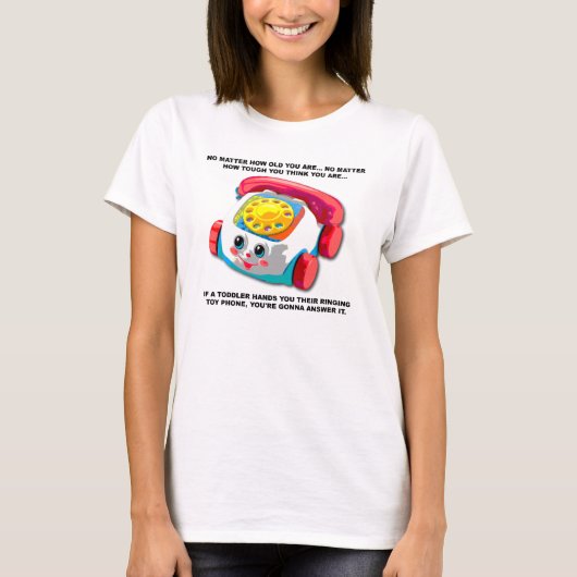 幼児のおもしろいTシャツ Tシャツ (正面)