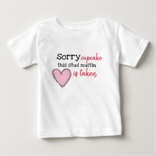 幼児のためのおもしろいなバレンタインデーのワイシャツ ベビーTシャツ