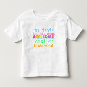 幼児のためのかわいいI愛お父さんのワイシャツ トドラーTシャツ