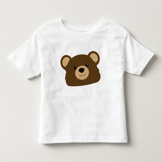 幼児のためのテディー・ベアのワイシャツ トドラーTシャツ (正面)