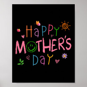 幼児のためのハッピーマザーズのデイシャツベビーキッズサイ ポスター