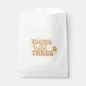 幼児のためのワイルドと三誕生日のシャツ フェイバーバッグ (正面)