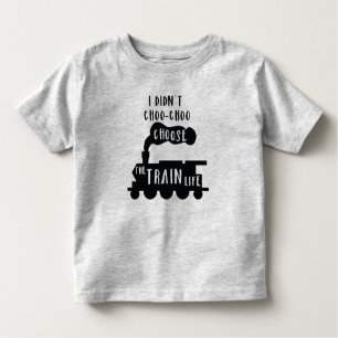 幼児のための列車のティー トドラーTシャツ