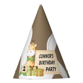 幼児のための可愛いキリン パーティーハット