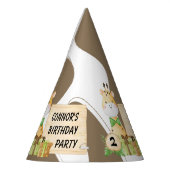 幼児のための可愛いキリン パーティーハット (左)