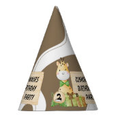 幼児のための可愛いキリン パーティーハット (右)
