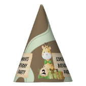 幼児のための可愛いキリン パーティーハット (右)