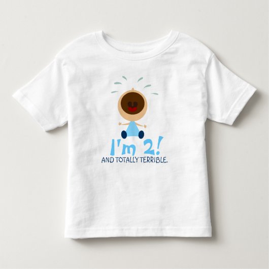 幼児のための完全に恐ろしいトースTシャツ トドラーTシャツ (正面)