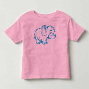 幼児のための曖昧な象のTシャツ トドラーTシャツ