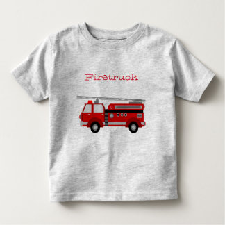 幼児のための消防車 トドラーTシャツ