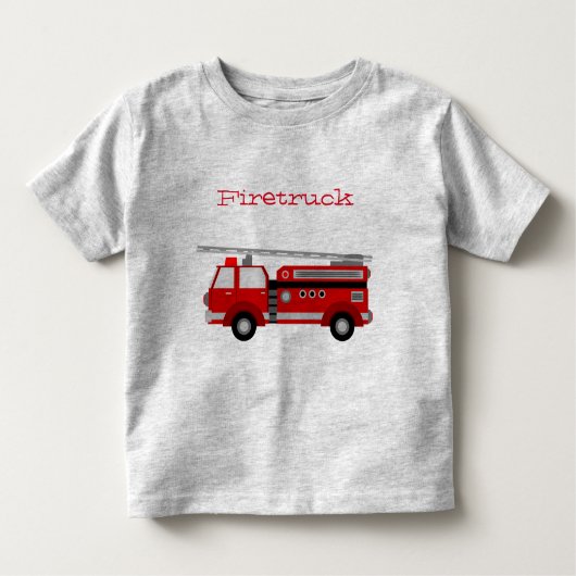 幼児のための消防車 トドラーTシャツ (正面)