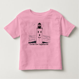 幼児のための「Lucas the Light house」Tシャツ トドラーTシャツ