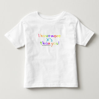幼児のため-私はより多くのX'sを有します! トドラーTシャツ