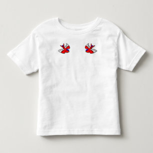 幼児のつばめの入れ墨のワイシャツ トドラーTシャツ