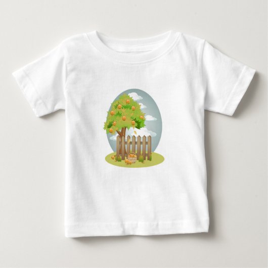 幼児のひだのティー ベビーTシャツ (正面)