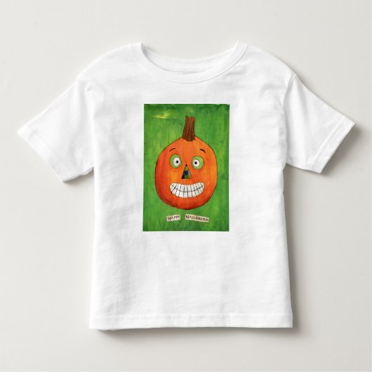 幼児のカボチャTシャツ トドラーTシャツ (正面)
