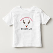 幼児のクリスマスの引用文のTシャツ トドラーTシャツ (正面)
