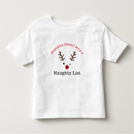 幼児のクリスマスの引用文のTシャツ トドラーTシャツ