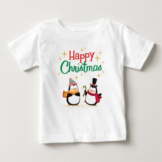 幼児のクリスマス・シャツ ベビーTシャツ (正面)