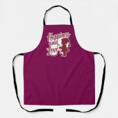 幼児のサンタ – Happiness & Love エプロン (正面)