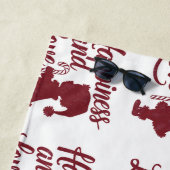 幼児のサンタ – Happiness & Love ビーチタオル (インサイチュ)