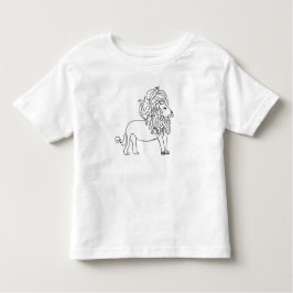 幼児のティー-ライオン トドラーTシャツ