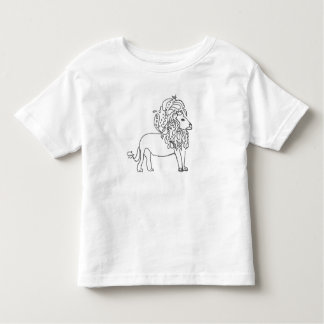 幼児のティー-ライオン トドラーTシャツ