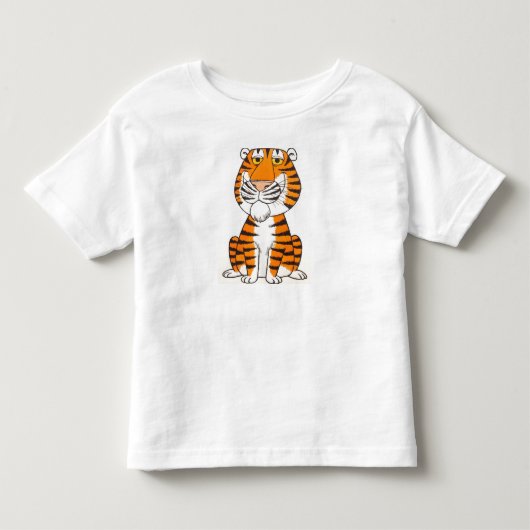 幼児のトラの上 トドラーTシャツ (正面)