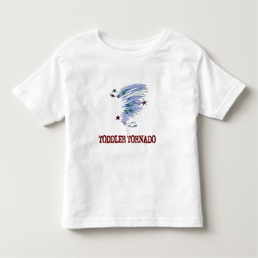 幼児のトルネードTシャツ トドラーTシャツ (正面)