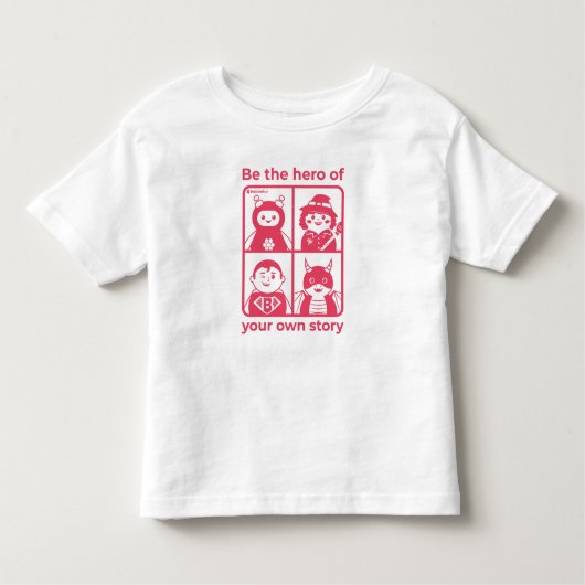 幼児のヒーローTシャツ トドラーTシャツ (正面)