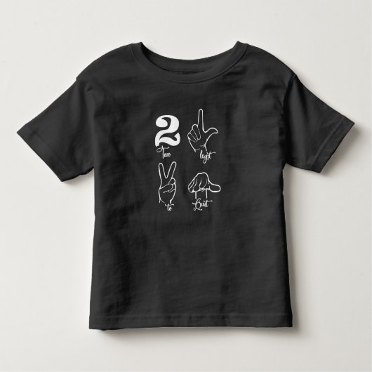 幼児のワイシャツをやめる2合法 トドラーTシャツ (正面)