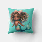 「幼児の人魚の喜び」 クッション (裏面)