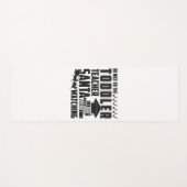 幼児の先生のシャツに優しい ヨガマット (正面(横))