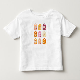 幼児の基本アルファベット トドラーTシャツ