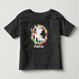 幼児の女の子かわいいユニコーンファンタジーフード付きスウェットシャツ トドラーTシャツ