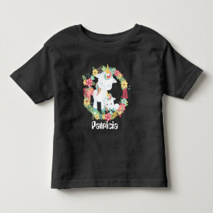 幼児の女の子かわいいユニコーンファンタジーフード付きスウェットシャツ トドラーTシャツ