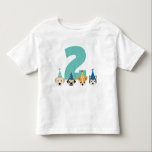 幼児の子犬のパーティー、犬のパーティー誕生日シャツ トドラーTシャツ<br><div class="desc">このよ祝り愛らしいバースデーパーティーシャツを持つ小さな子供のための大きな誕生日。一致する招待状が利用可能！</div>