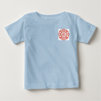 幼児の消防署のワイシャツ ベビーTシャツ