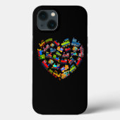 幼児の男の子のためのトレーニング恋人ハートキッズトレイン Case-Mate iPhoneケース (裏面)