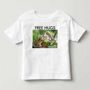 幼児の自由な抱擁Tシャツ トドラーTシャツ
