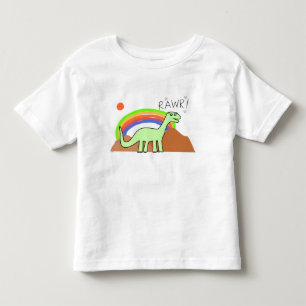 幼児の虹のRawrのワイシャツ トドラーTシャツ