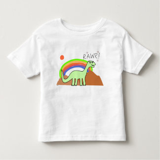 幼児の虹のRawrのワイシャツ トドラーTシャツ
