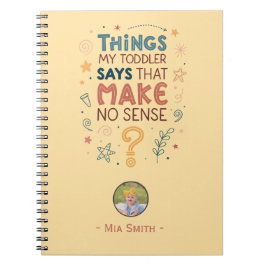 幼児の言葉で意味がわからないこと ノートブック