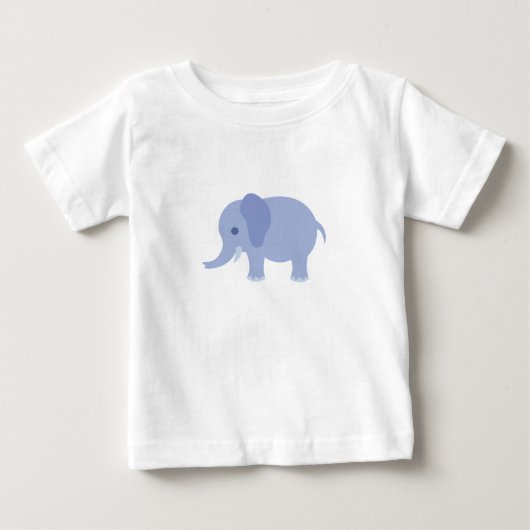 幼児の象の汗シャツ ベビーTシャツ (正面)