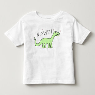 幼児のBronto Rawrのワイシャツ トドラーTシャツ