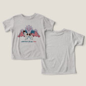 幼児のtシャツ (デザイン正面&裏面)