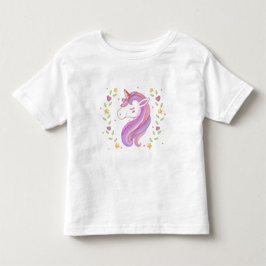 幼児のTシャツ・ユニコーン トドラーTシャツ (正面)